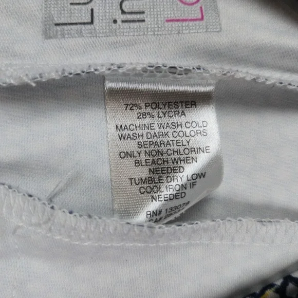 Lucky In Love‎ Wide Leg Copa Culotte Cropped Pants Medium Tropical Floral Golf - Picture 10 of 10